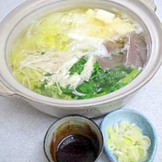 わが家の湯豆腐